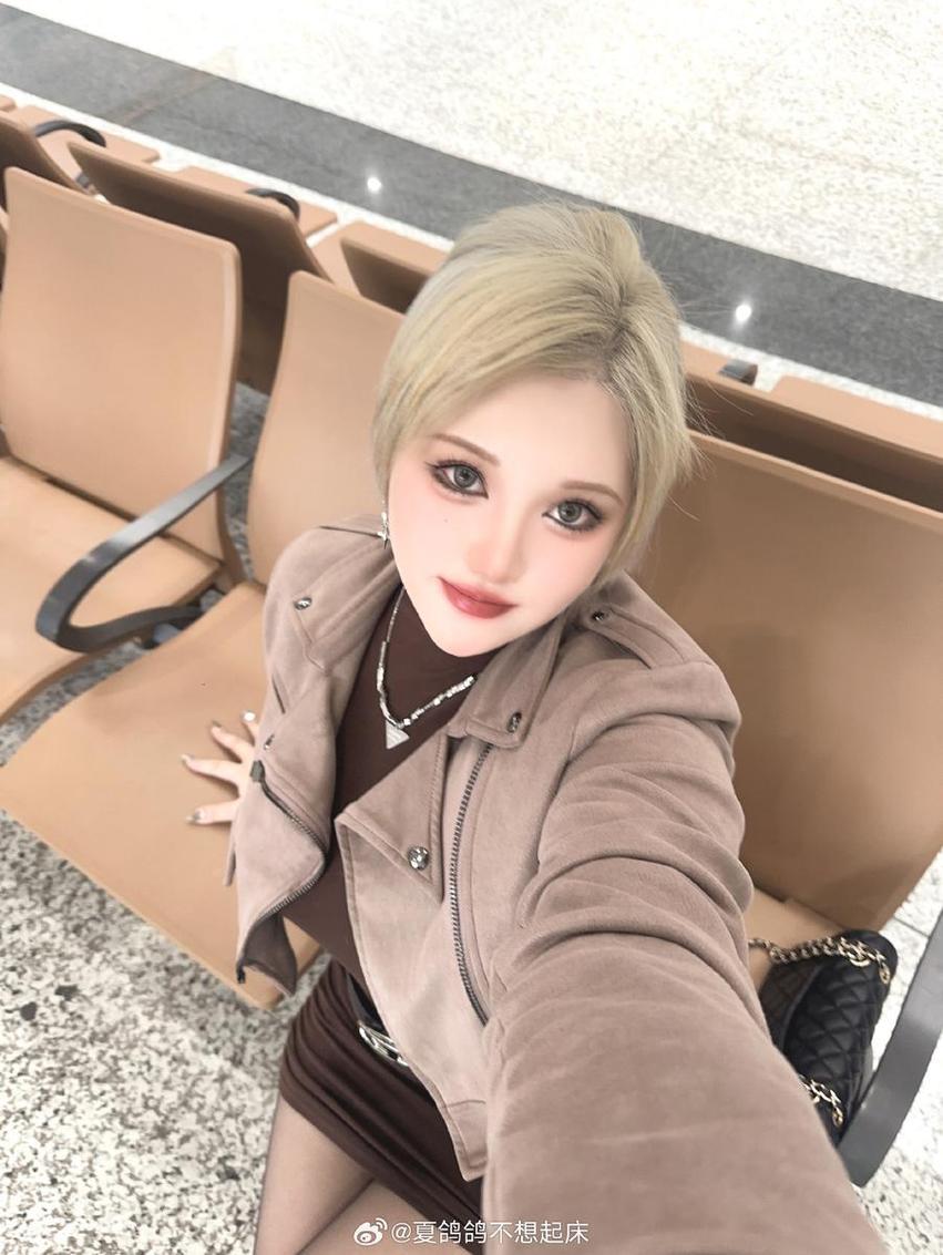 超模夏鸽鸽坦克的原图作品，你不能错过(coser夏鸽鸽)