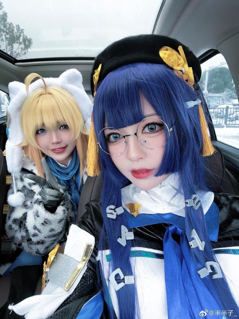 半半子cos碧蓝航线，一份高清原图图包隆重发布(半半子saber)