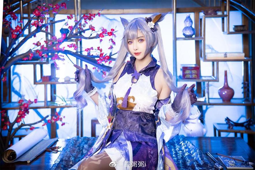 美图在此！看雯粥粥的cos作品图片欣赏起来别有一番味道(美图入口)