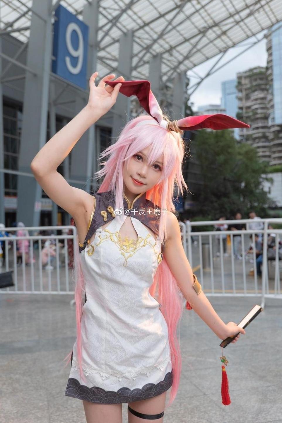 千反田鹿子次元姬cos经典之作：原图和现场对比分享(千反田服装)