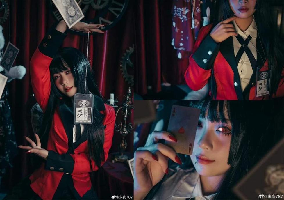 全场欢呼喝彩，cosplay最新作品震撼上线！末夜787图包下载(全场的喝彩指的是什么)