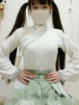 传统文化的魅力再现，西尔酱双马尾汉服腰cos图片，打造古韵现代风(中华优秀传统文化的魅力)