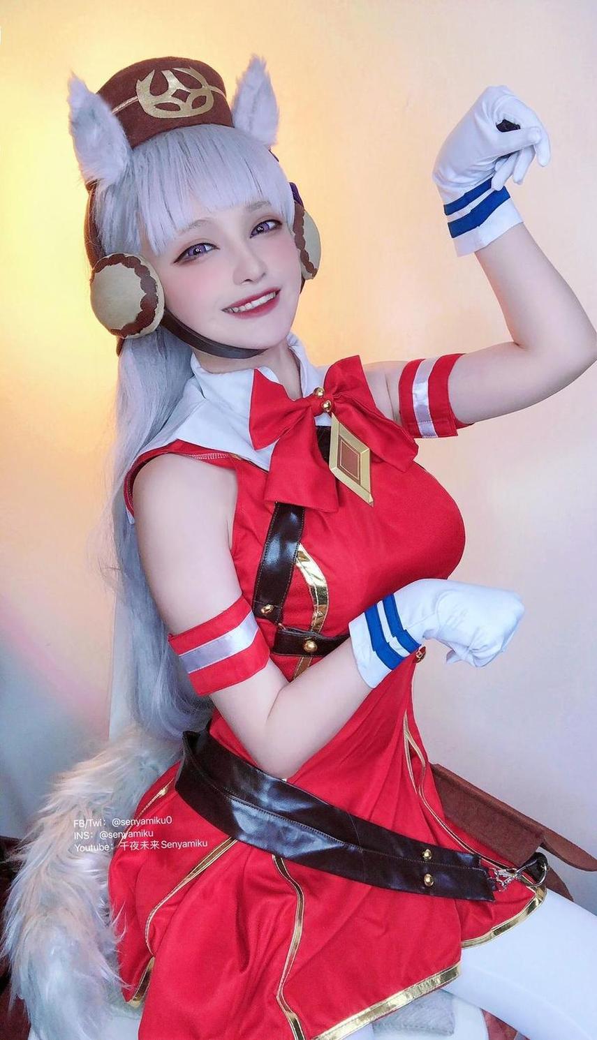 千夜未来甘雨：精湛的cos技艺，必须顶礼膜拜(千夜未来本名)