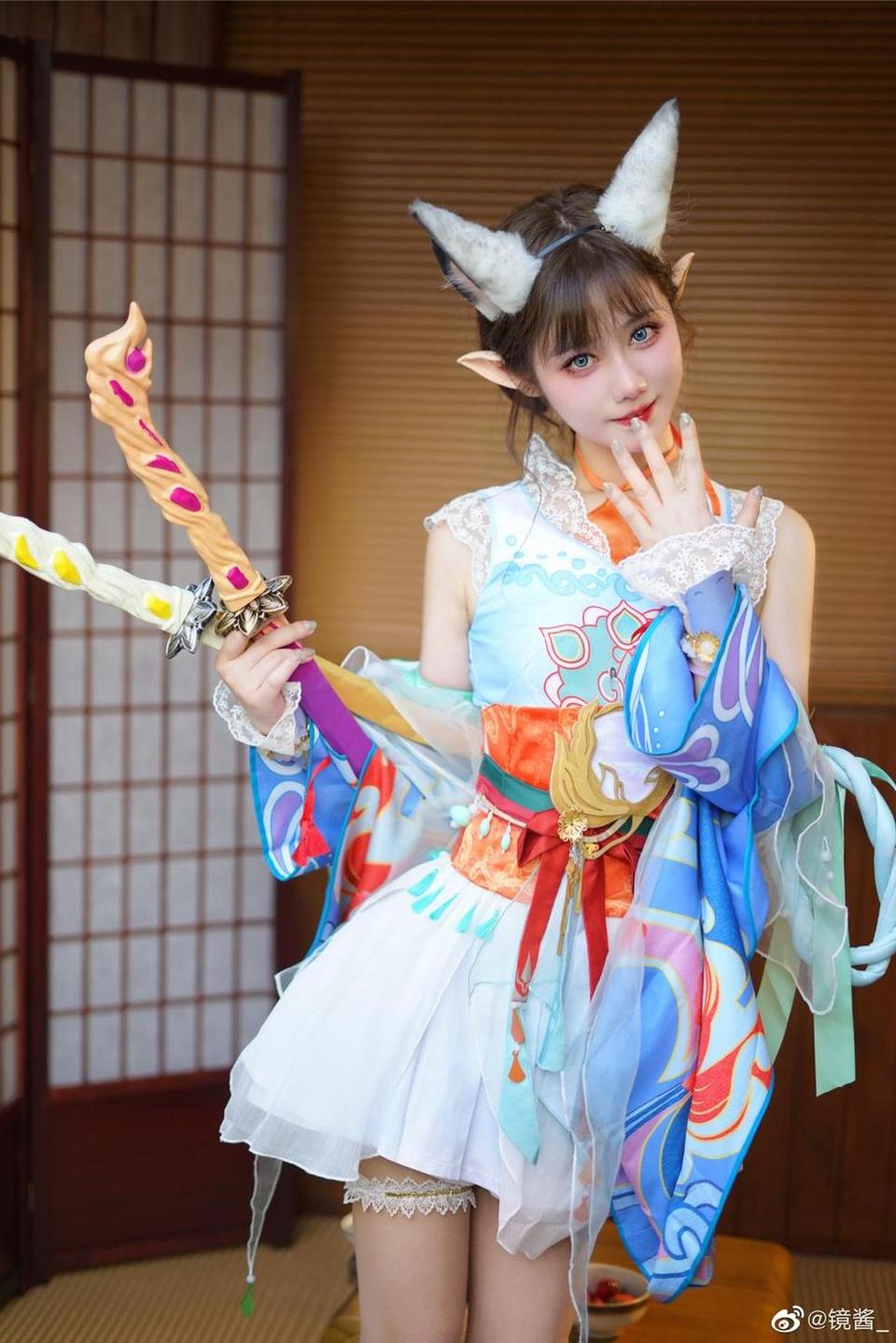 镜酱照片更新：揭秘她的后期技巧(镜酱_微博)